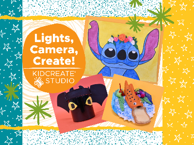 Kidcreate Studio - Fairfax Station. Lights, Camera, Create! Weekly Class (4-12 Years)