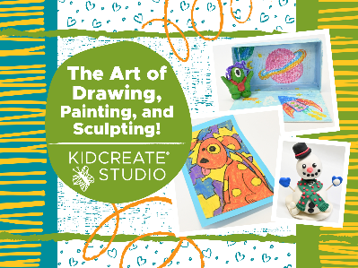The Art of Drawing, Painting, and Sculpting! Summer Camp (5-12 Years)