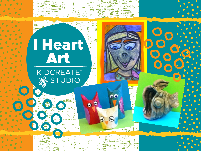 Kidcreate Studio - Ashburn. I Heart Art Weekly Class (5-12 Years)